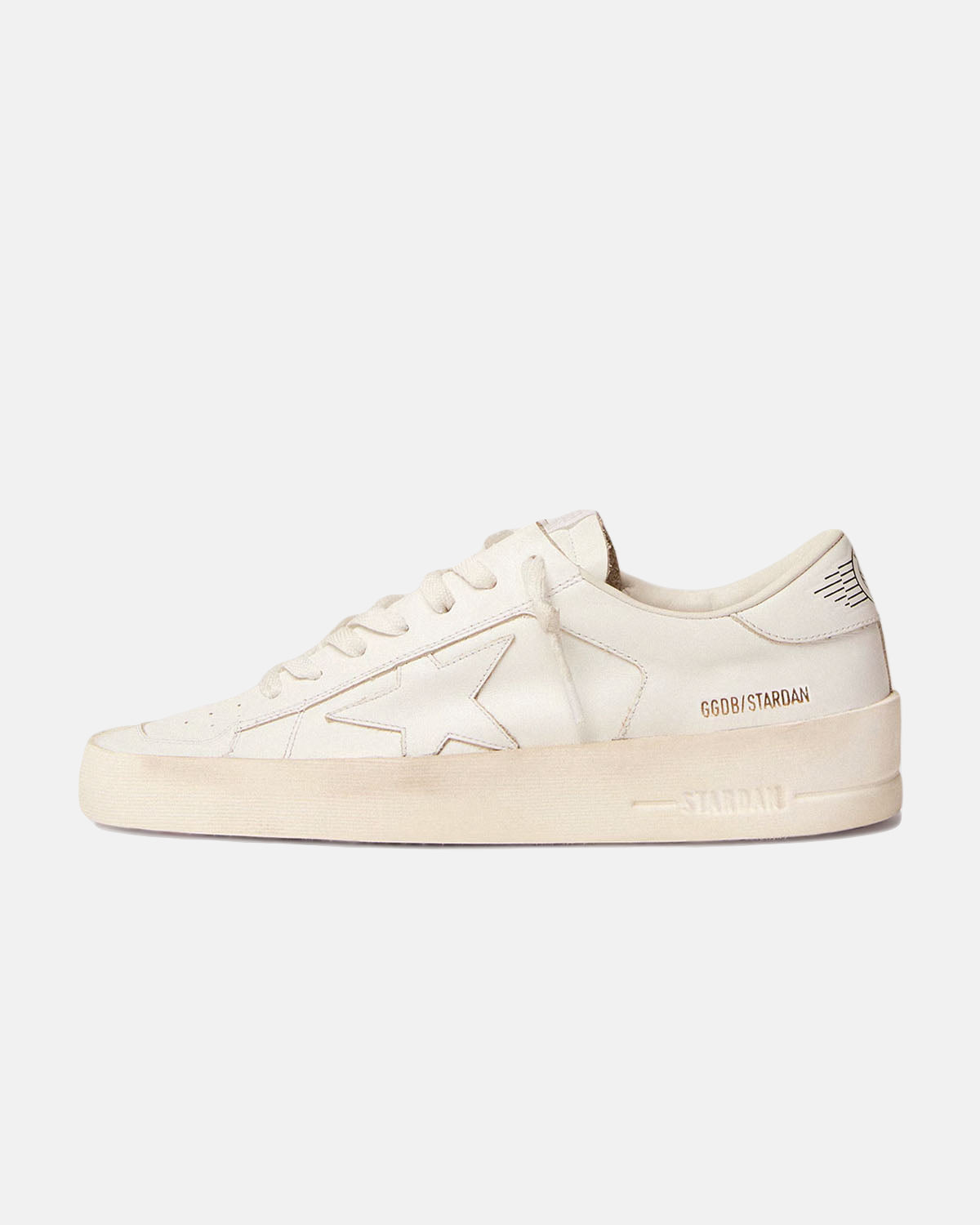 Stardan White Leather