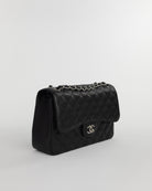 Handla Chanel Large Caviar Skin Chain Double Flap Matelasse Shoulder Bag Black online | Smidigt och enkelt på nätet - Merchsweden |