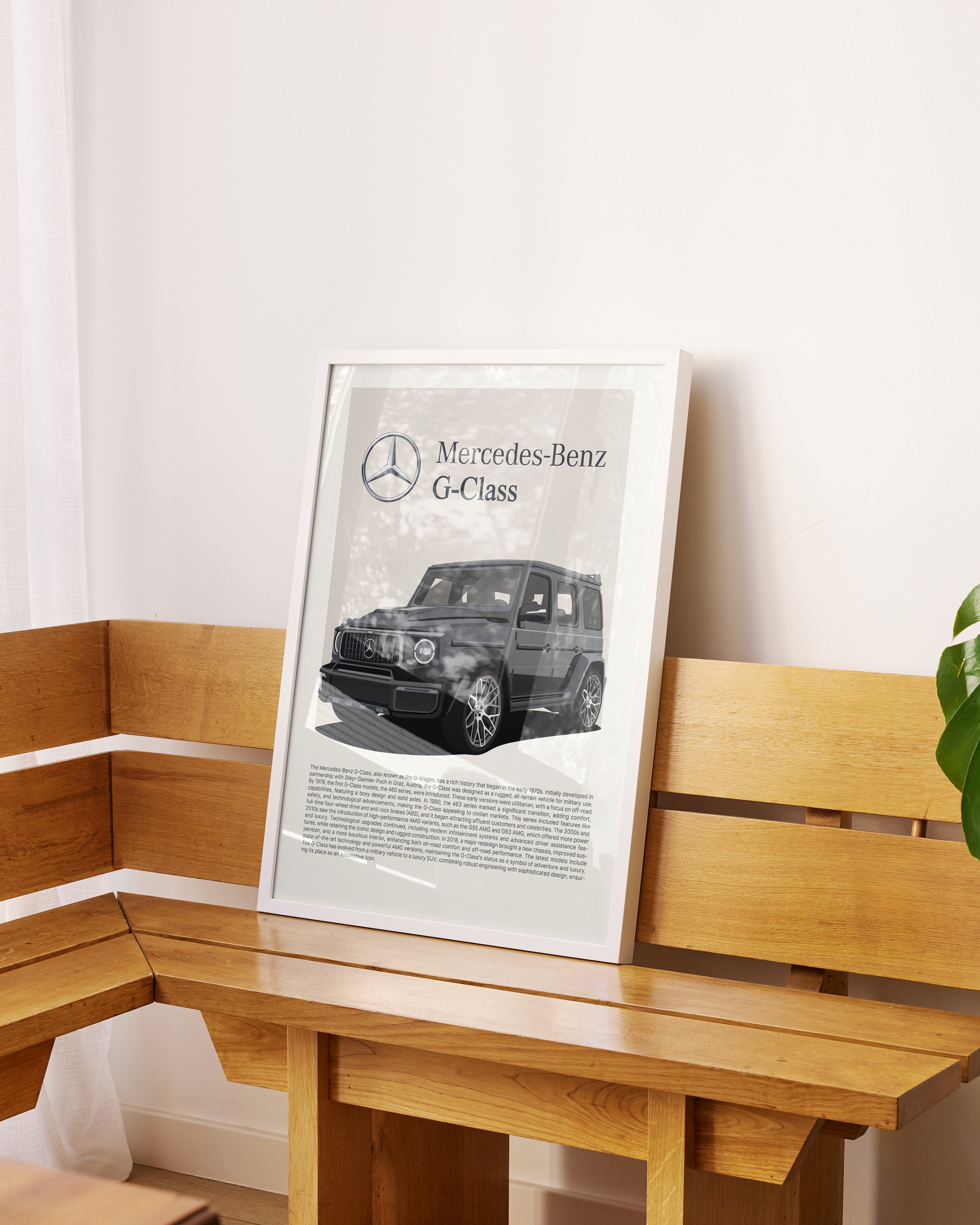 Handla Kanva "Mercedes-Benz G-Class" Poster online | Smidigt och enkelt på nätet - Merchsweden |