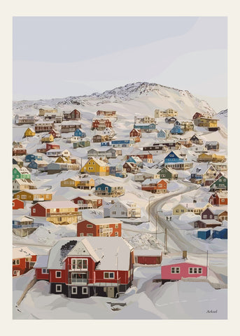 Nordic Village Poster