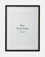 Black wooden frame