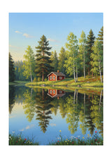 "Swedish Cottage" Poster