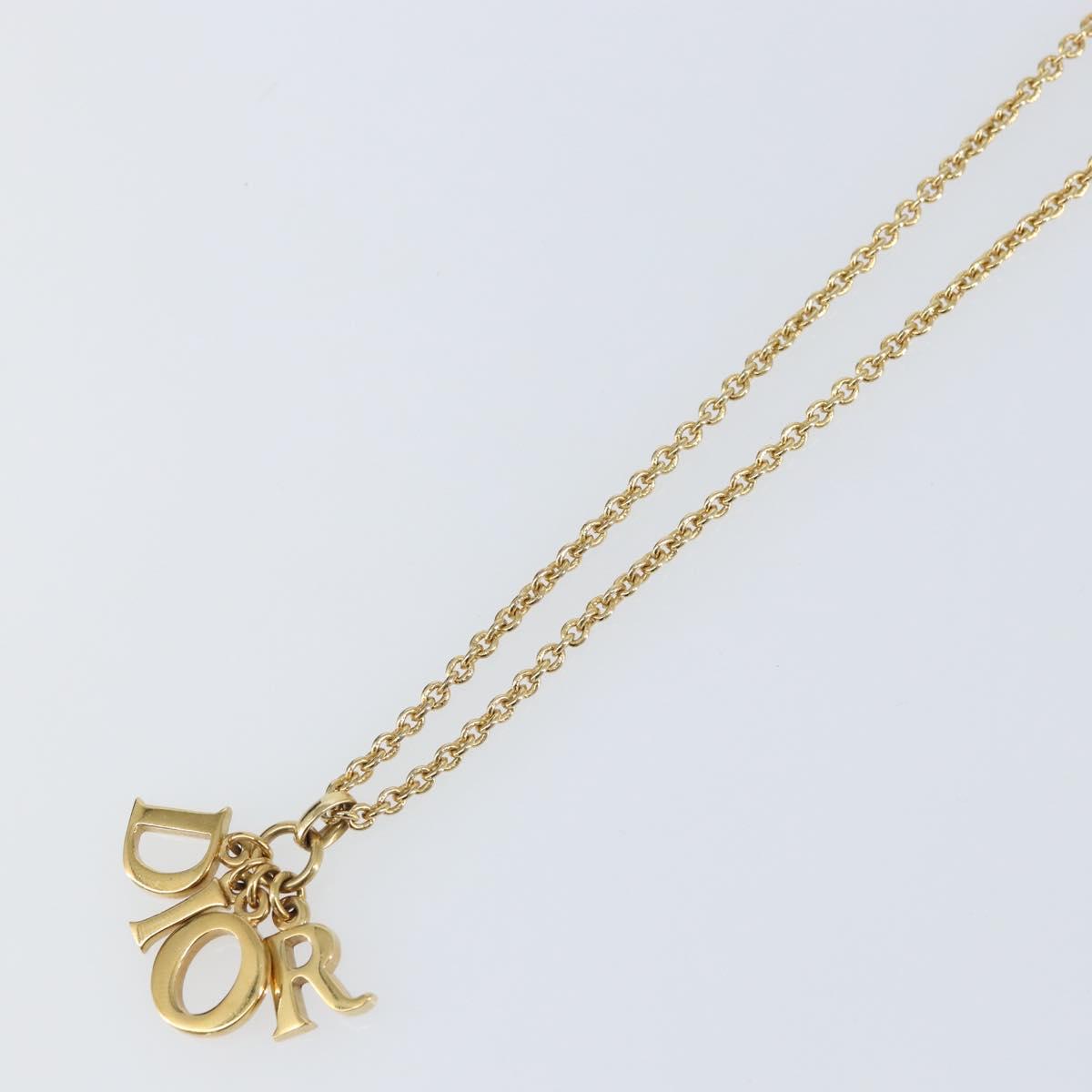 Necklace metal Gold Tone