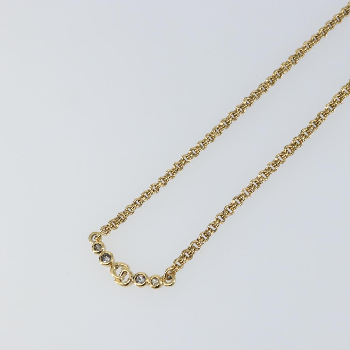 Necklace metal Gold Tone