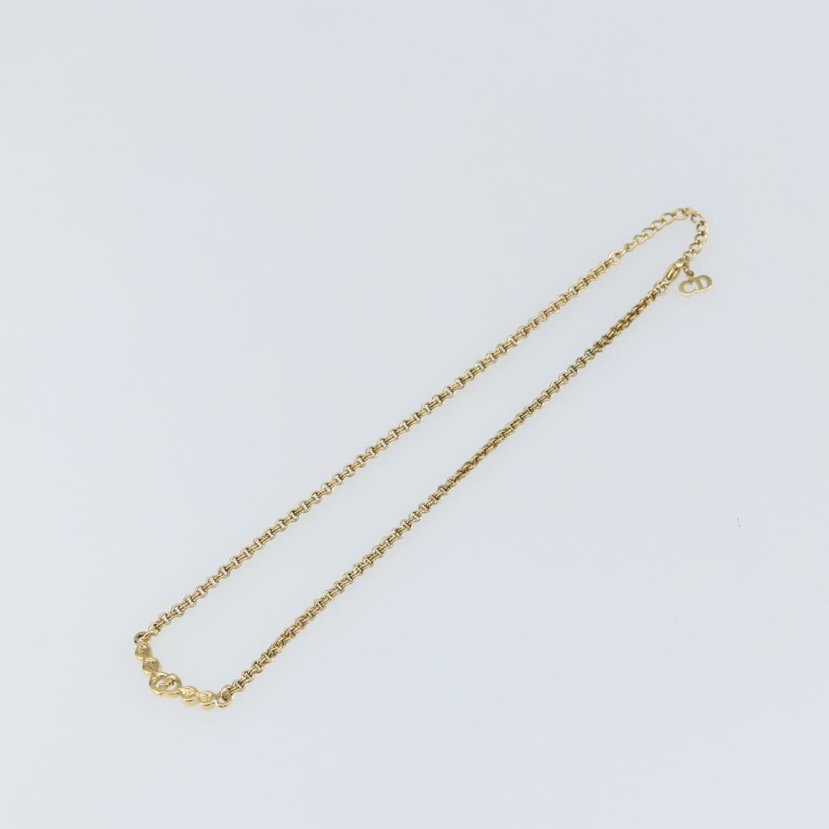 Necklace metal Gold Tone