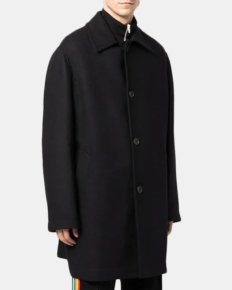 Handla Palm Angels Logo-print coat online | Smidigt och enkelt på nätet - Merchsweden |