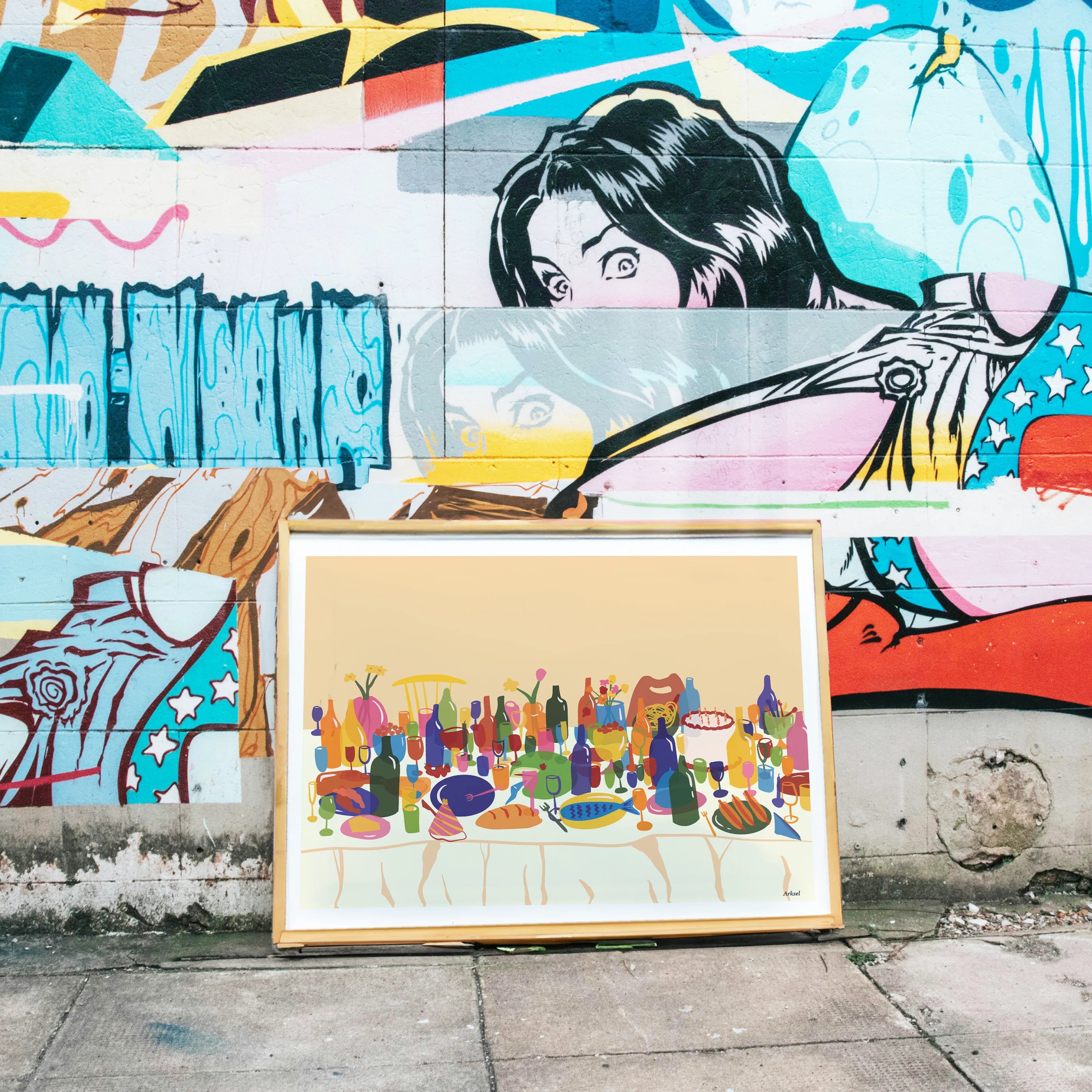 "Dinnerparty" Poster