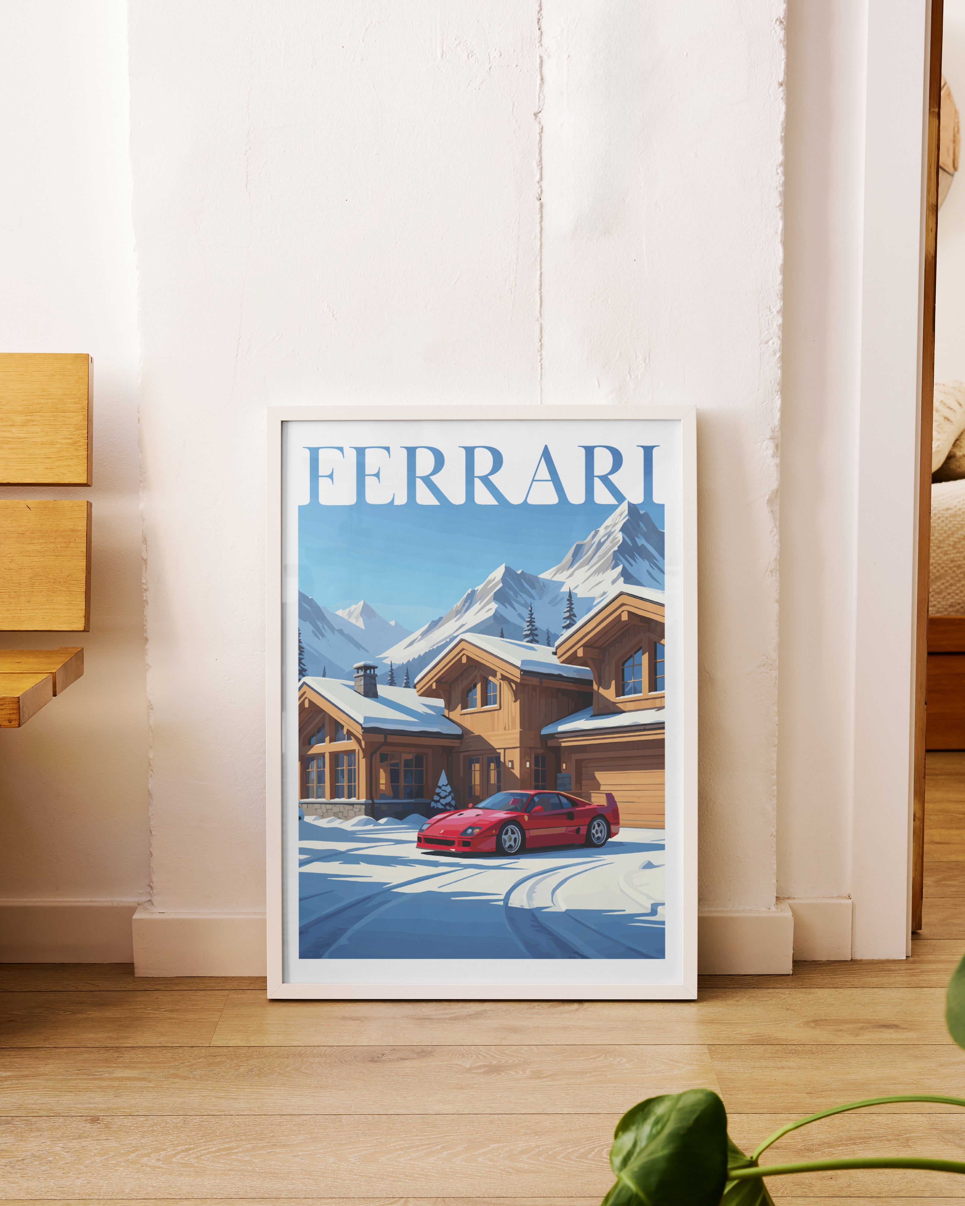 "Winter Ferrari No.2" Poster