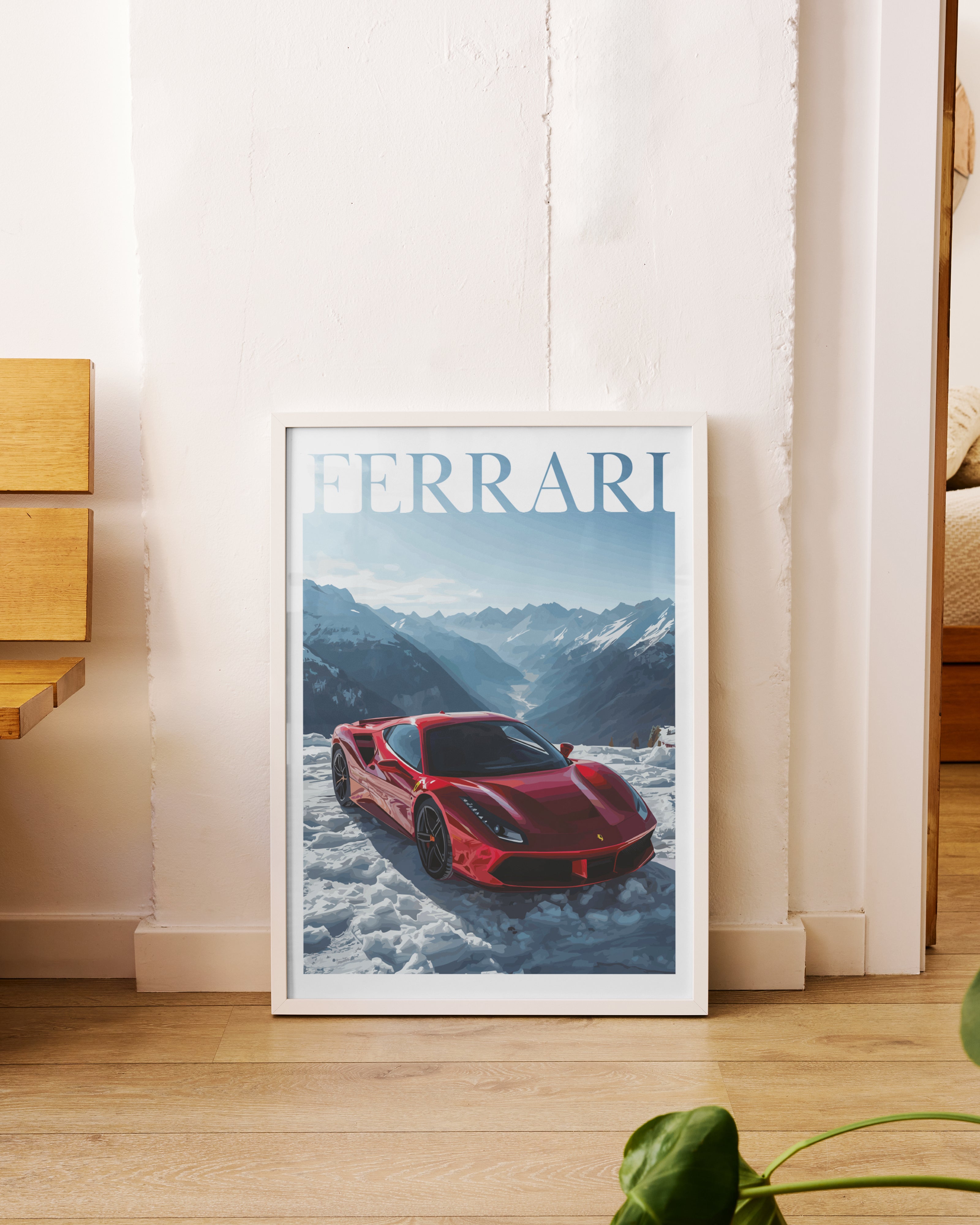 "Winter Ferrari No.3" Poster