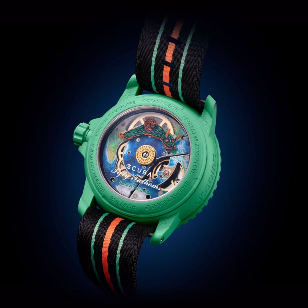 Blancpain x Swatch Indian Ocean - Klocka | Trendiga kläder & skor - Merchsweden |