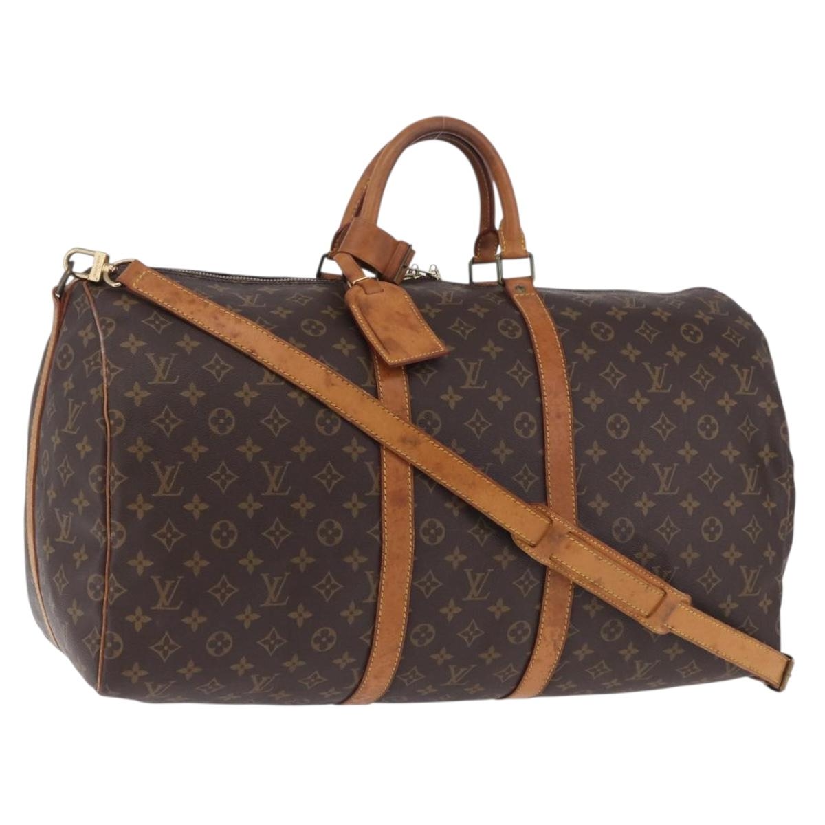 Monogram Keepall Bandouliere 55 Boston Bag