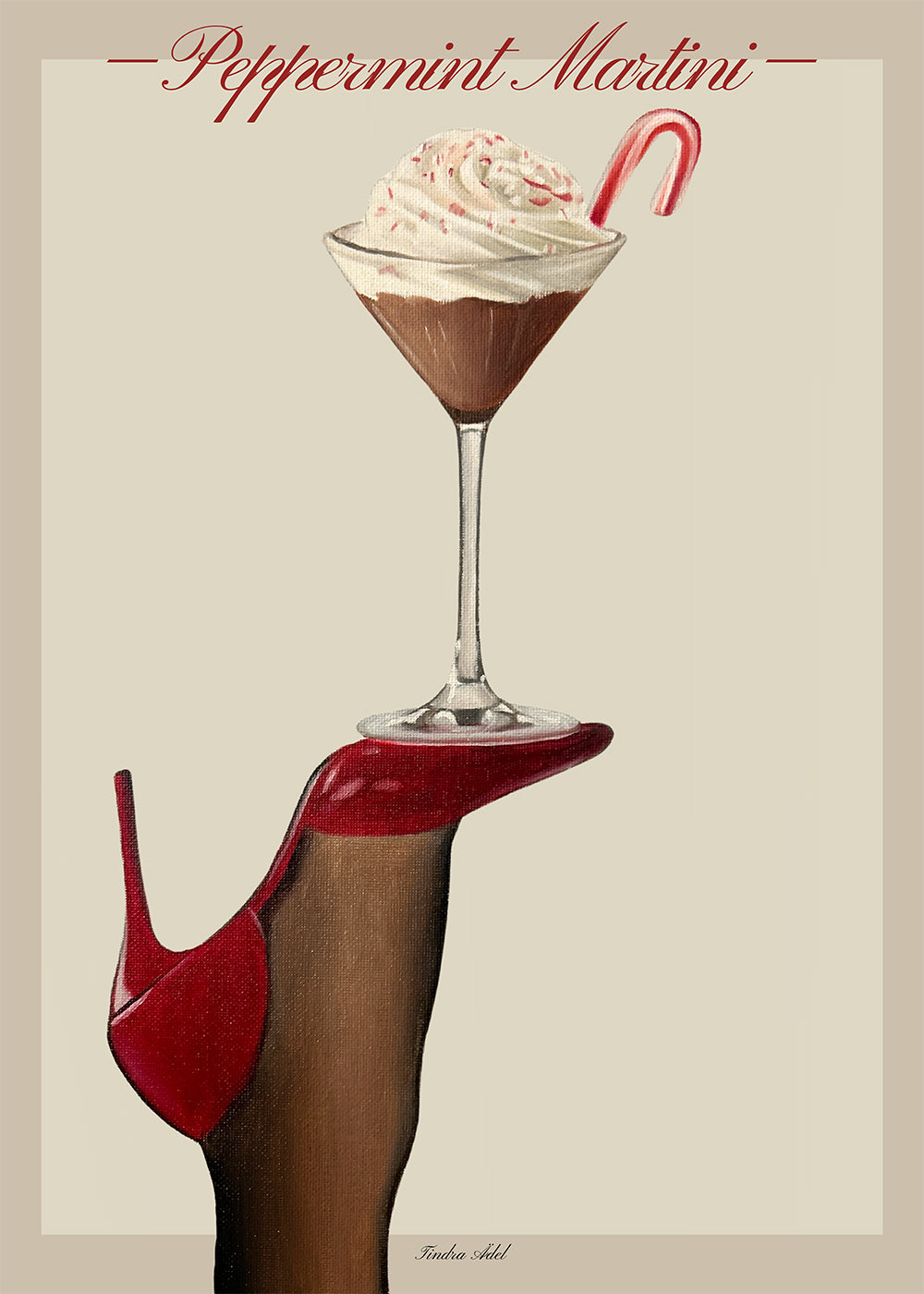 "Peppermint Martini" Poster