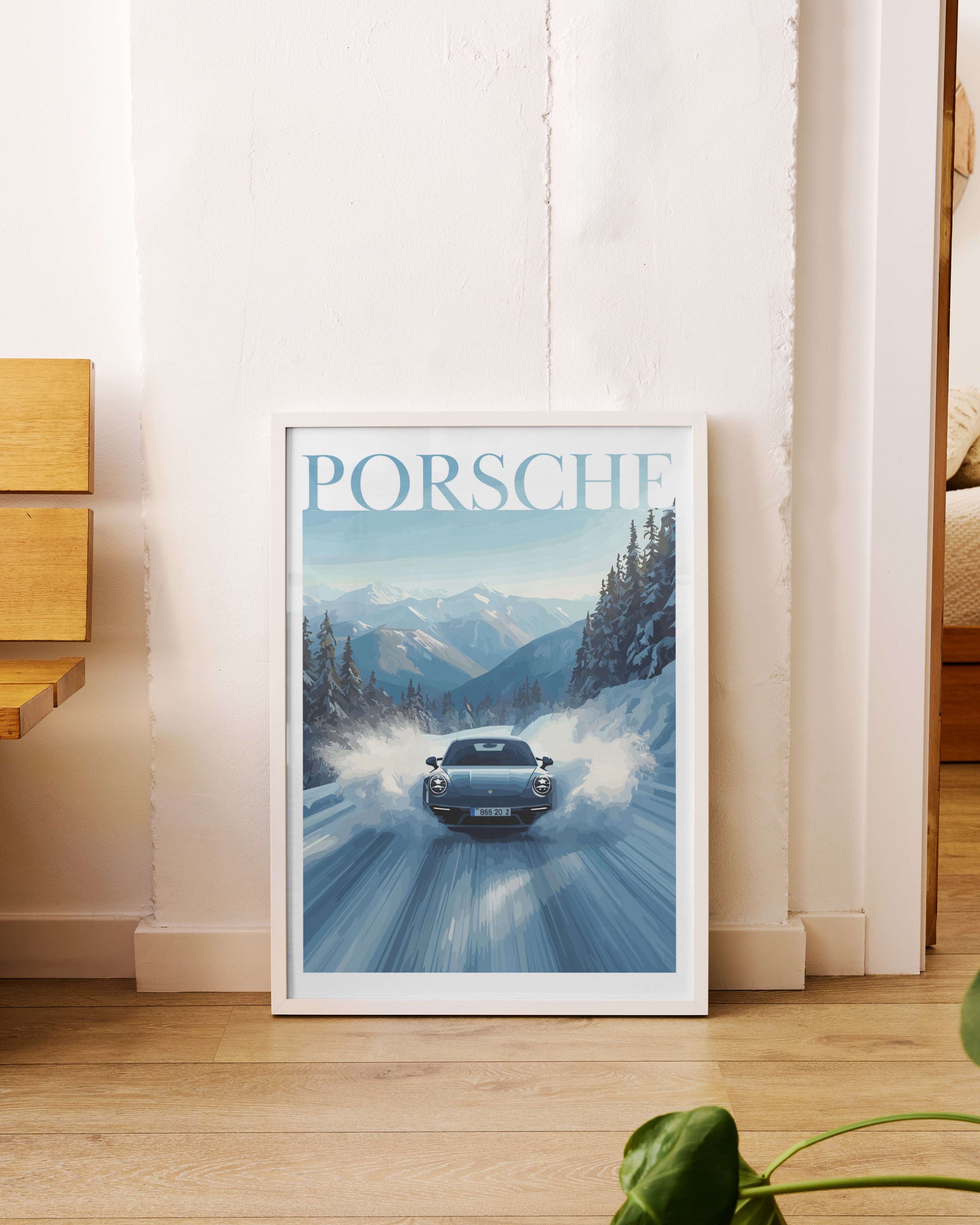 "Winter Porsche No.1" Poster