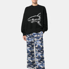 Handla Palm Angels Split Shark crewneck online | Smidigt och enkelt på nätet - Merchsweden |