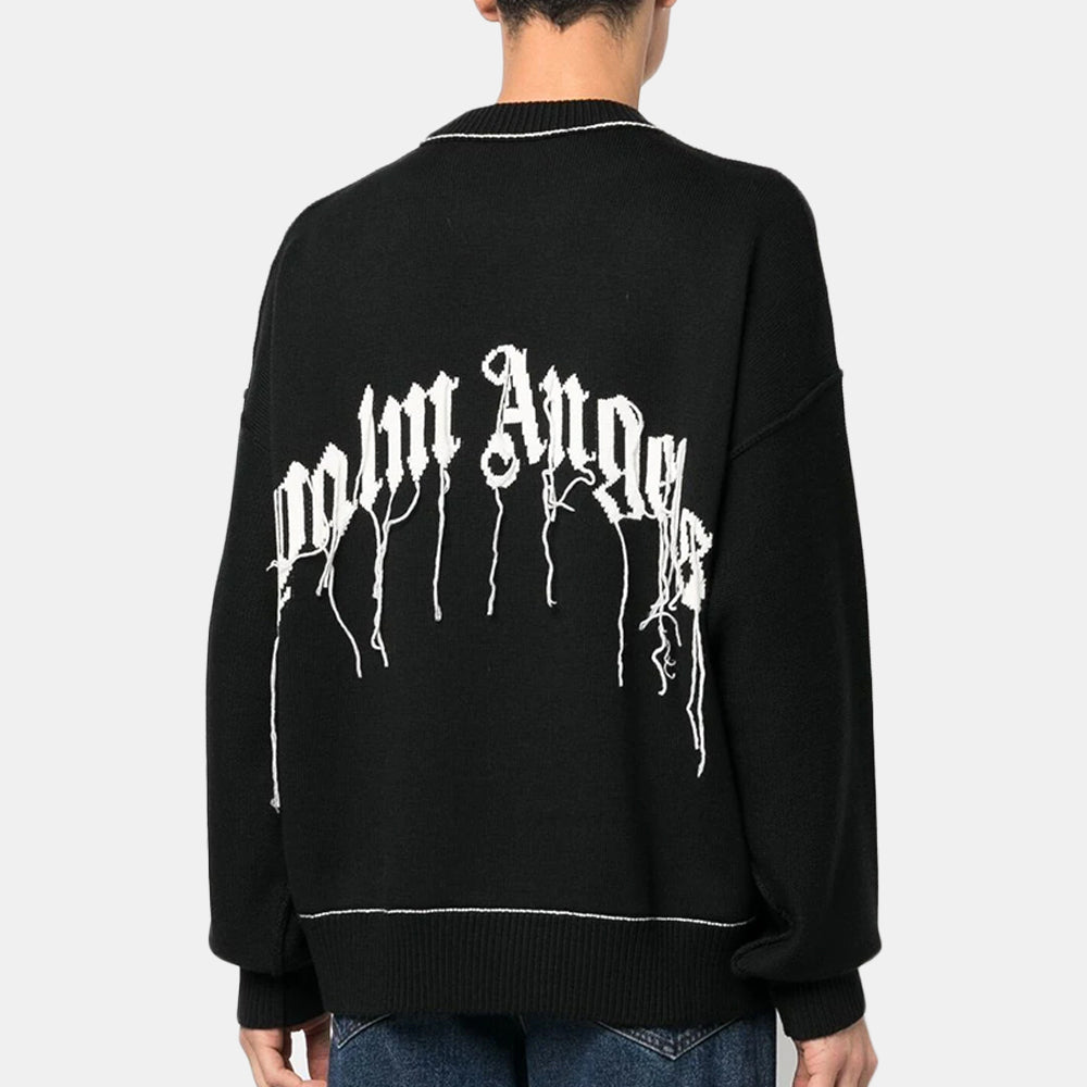 Handla Palm Angels Shark Wool Sweatshirt online | Smidigt och enkelt på nätet - Merchsweden |