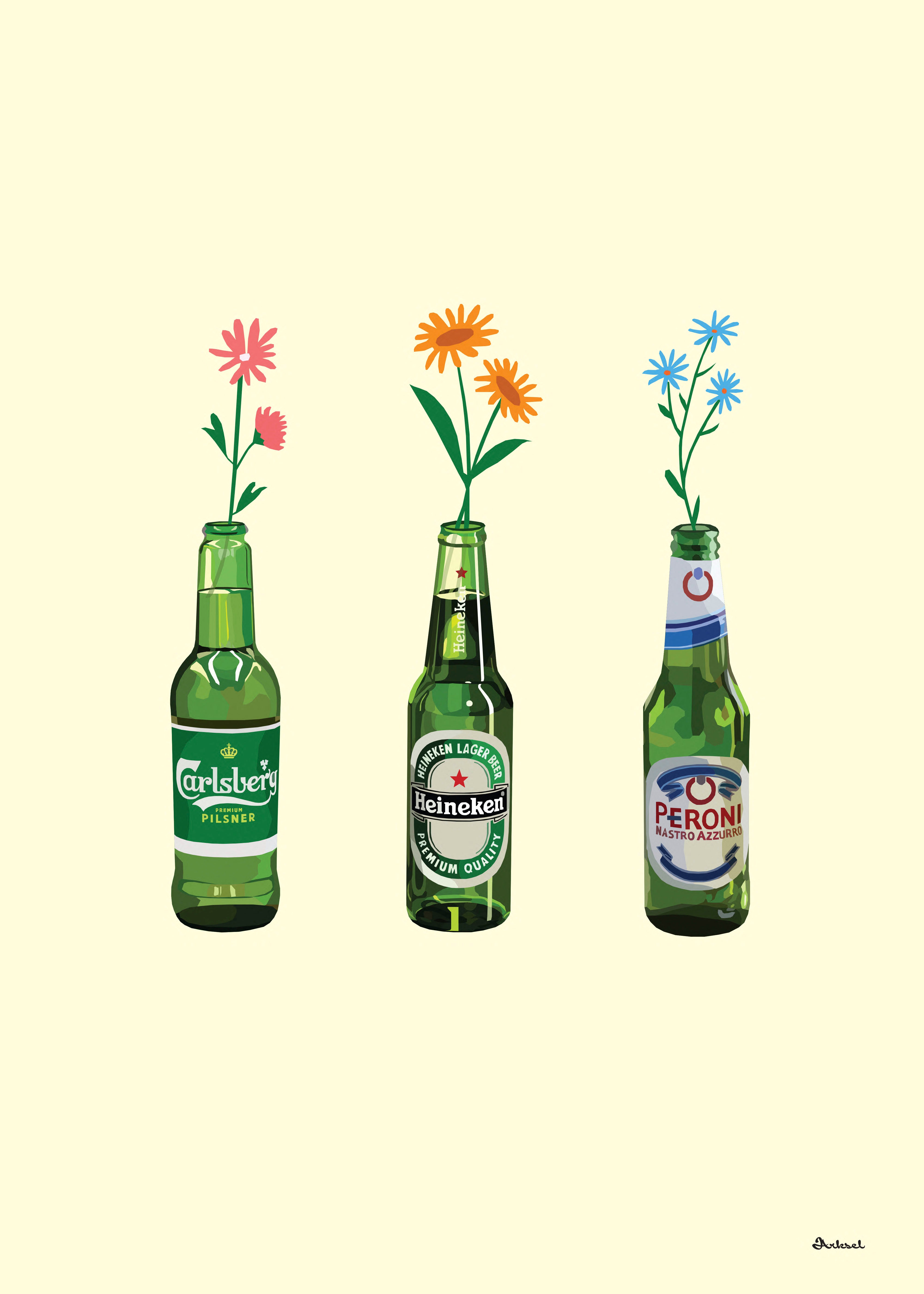 Handla Arksel Sprouting Beer Poster online | Smidigt och enkelt på nätet - Merchsweden |