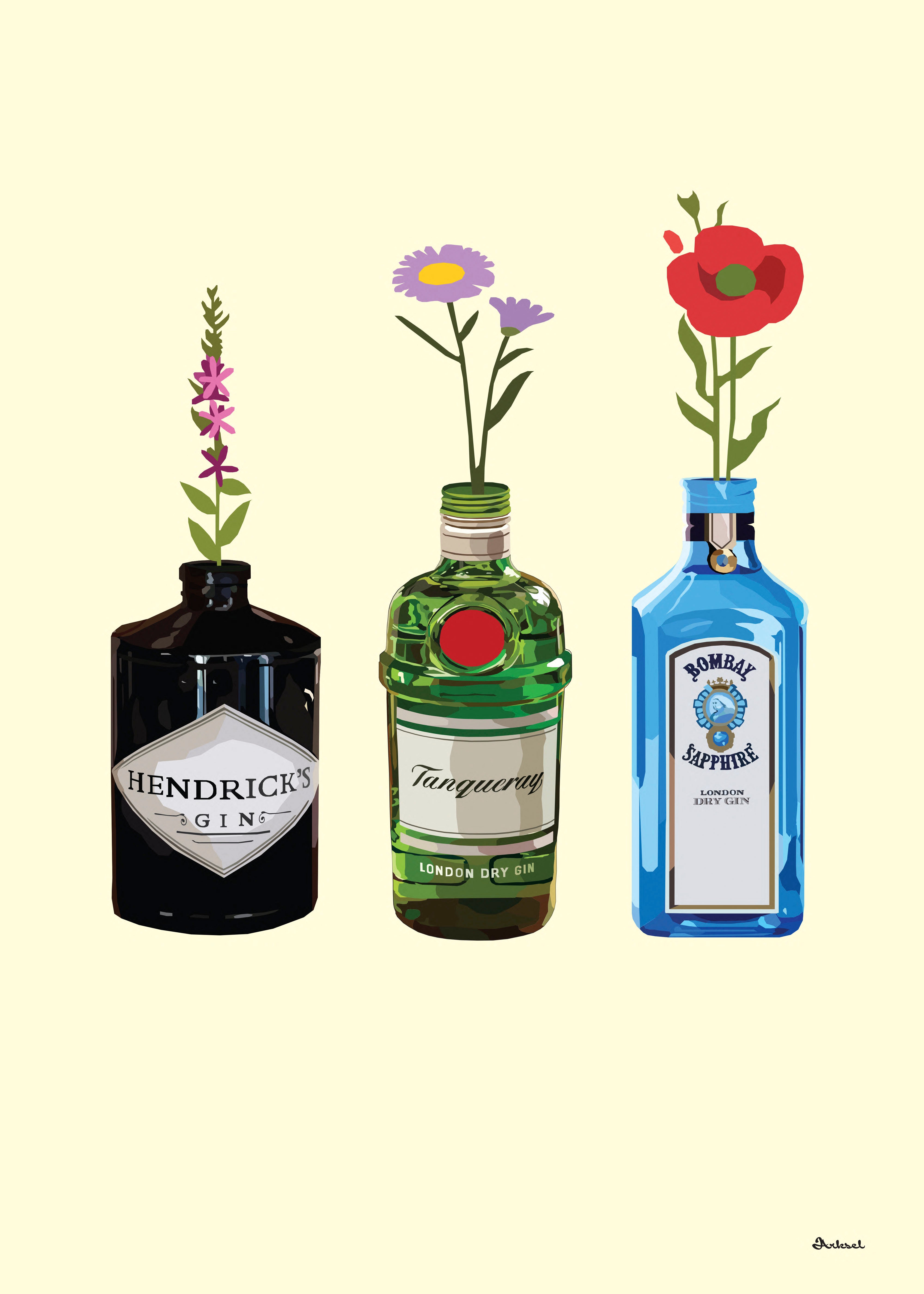 Handla Arksel Sprouting Gin Poster online | Smidigt och enkelt på nätet - Merchsweden |