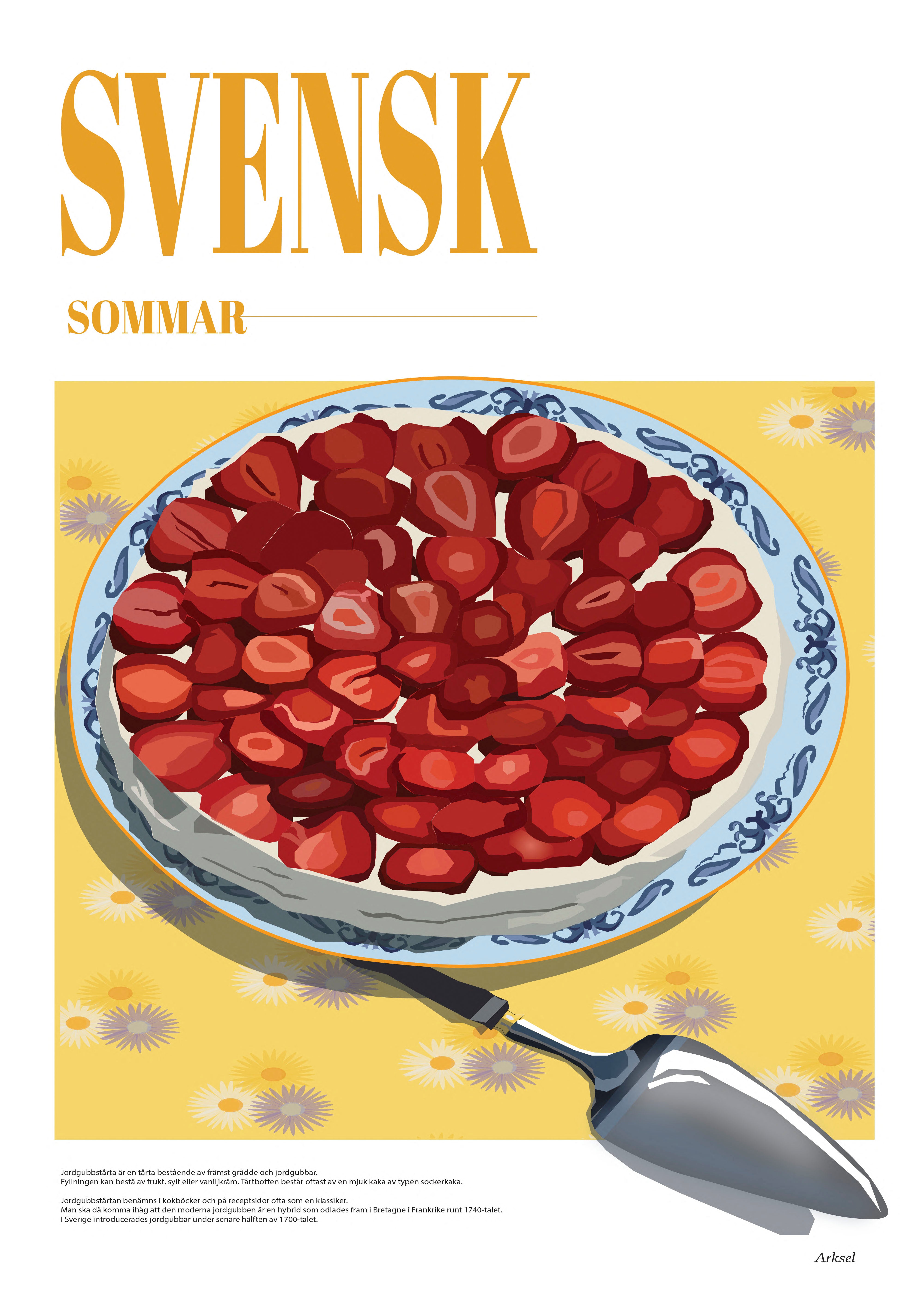 Handla Arksel Svensk Sommar Poster online | Smidigt och enkelt på nätet - Merchsweden |