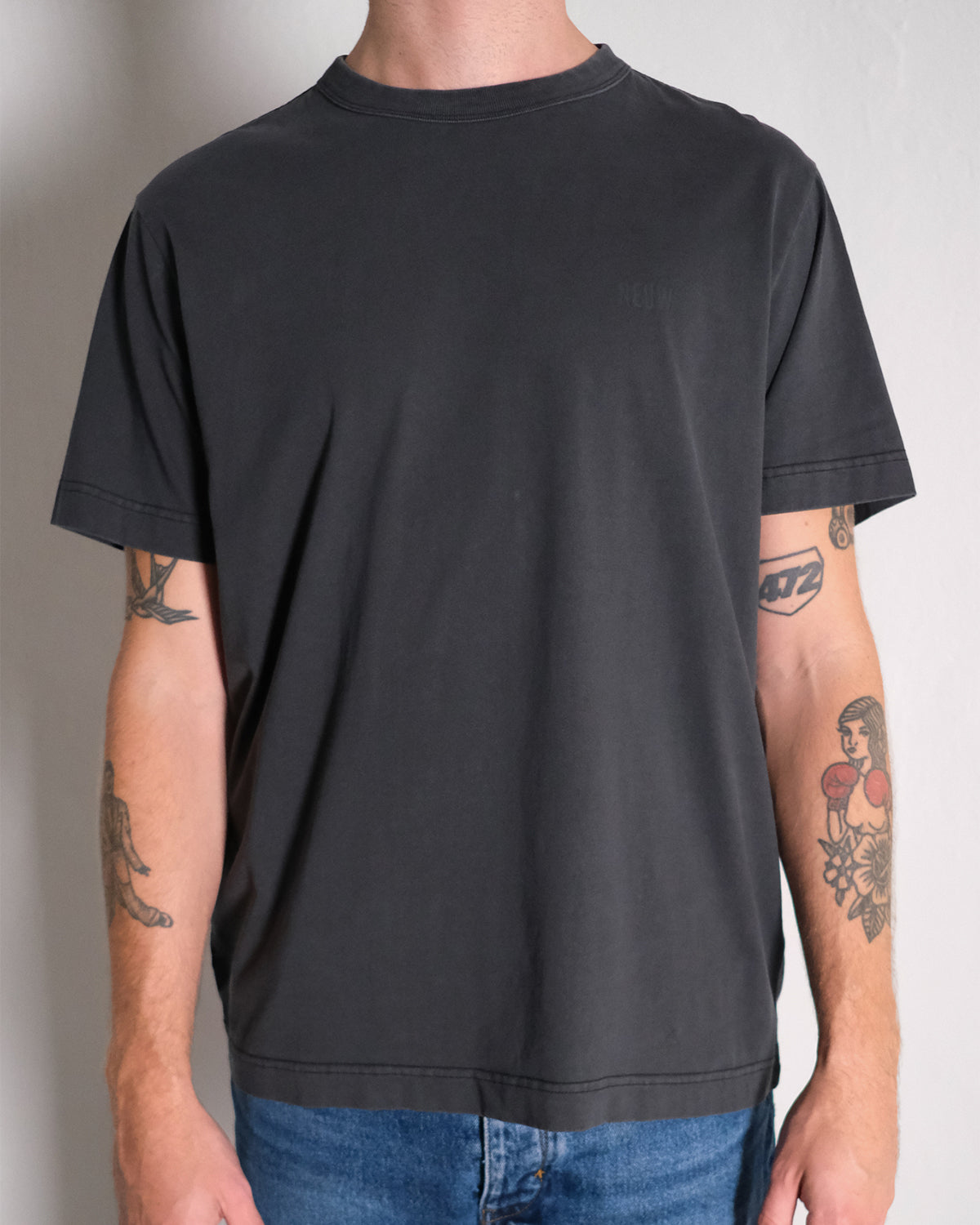 Wordmark Tee "Washed Black"